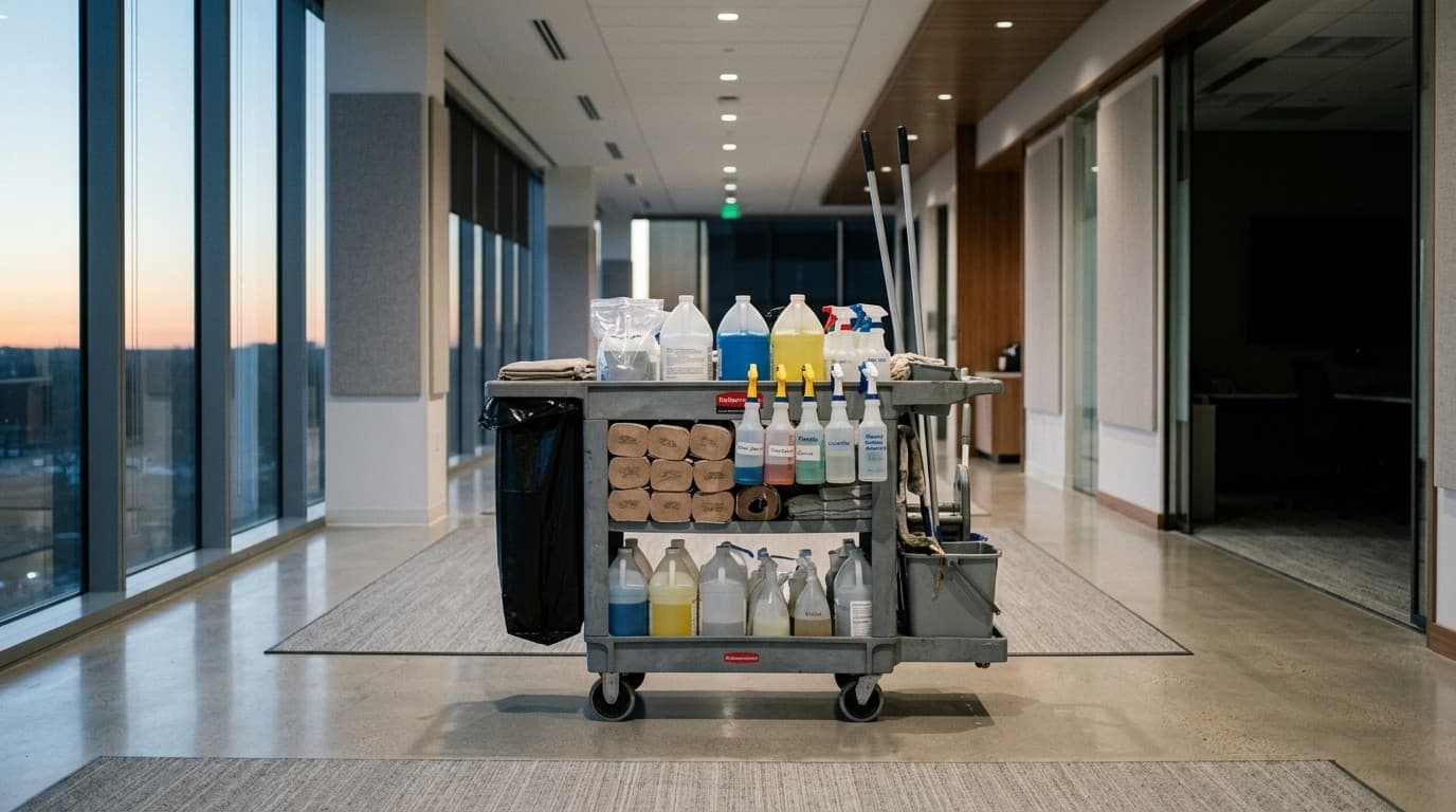 Who Pays for the Paper Towels in a Cleaning Contract?